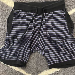 Mens Small ripndip striped sweat shorts